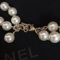 CHANEL 2 Strand Gold Necklace Choker Pearl 2017 Simplicity NIB