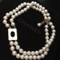 CHANEL 2 Strand Gold Necklace Choker Pearl 2017 Simplicity NIB