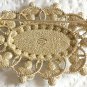 CHANEL Pearl Scatter Crystal CC Gold Brooch Byzantine Big Oval Authentic NIB