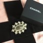 CHANEL Pearl Scatter Crystal CC Gold Brooch Byzantine Big Oval Authentic NIB