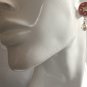 CHANEL Red Acrylic Gold Star CC Stud Pearl Dangle Earrings Authentic NIB