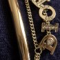 CHRISTIAN DIOR Fashion Bracelet Gold Crystal Bangle Cuff Authentic NIB