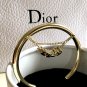 CHRISTIAN DIOR Fashion Bracelet Gold Crystal Bangle Cuff Authentic NIB