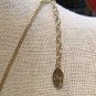 CHRISTIAN DIOR Signature Crystal Gold Fashion Necklace Authentic NIB