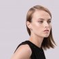 YOUR DIOR Signature Earrings Gold CD Pink Green Crystal Authentic NIB