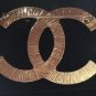 CHANEL CC Gradual Pearl Gold Metal Fashion Brooch Pin Large Authentic NIB