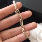 CHANEL Camellia CC Crystal Pearl Bracelet Gold Metal Authentic NIB