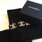 CHANEL Byzantine Gold Earrings Multi Color Rhinestone  Lever Back NIB