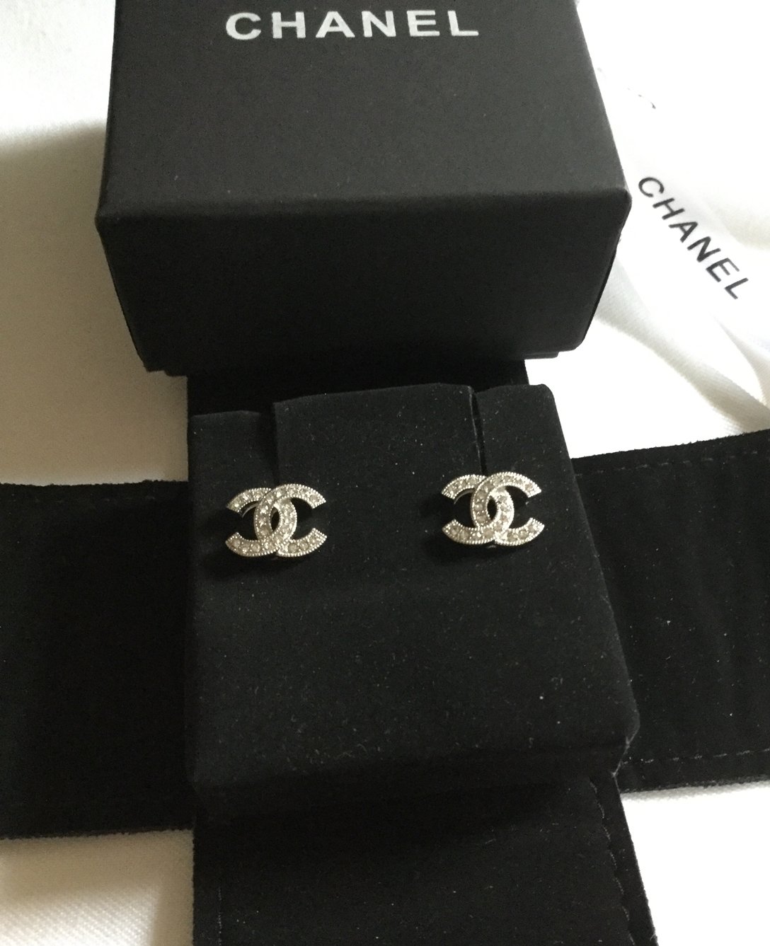 chanel silver mini