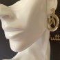 CHANEL Gold Heart CC Fashion Statement Jumbo Earrings 2022 NIB