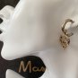 CHANEL Gold Heart CC Drop Dangle Hoop Earrings 2022 NIB