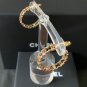 CHANEL COCO Mark Classic Gold Hoop Earrings 21A Smart Casual NIB