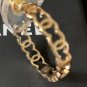CHANEL COCO Mark Classic Gold Hoop Earrings 21A Smart Casual NIB
