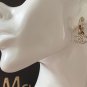 CHANEL Gold Hoop Silver Crystal CC Dangle Drop Earrings 2022 NIB