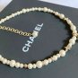 CHANEL Pearl Crystal Star CC Pendant Gold Metal Necklace 2023 NIB