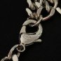 CHANEL Gold Metal Cuban Chain Pearl CC Choker Necklace NIB