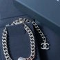 CHANEL Gold Metal Cuban Chain Pearl CC Choker Necklace NIB