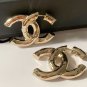 CHANEL Gold Metal CC Big Cut Earrings Classic 2022 Fashion Statement