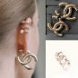 CHANEL Gold Metal CC Big Cut Earrings Classic 2022 Fashion Statement