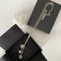 CHANEL Crystal Star Heart CC Pendant Gold Metal Necklace 2023 NIB