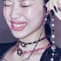 CHANEL Enamel Pearl Sunflower CC Black Leather Gold Necklace 23C NIB