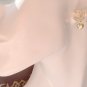CHANEL Gold Crystal CC Stud Heart Dangle Drop Earrings 2023 NIB