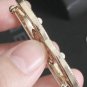 CHANEL CC Crystal Pearl Gold Metal Hollow Brooch Pin 2022 NIB
