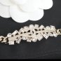 CHANEL Crystal Baguette CC Gold Cuban Chain Necklace 2023 NIB