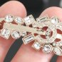 CHANEL Crystal Baguette CC Gold Cuban Chain Necklace 2023 NIB