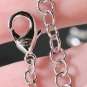 CHANEL Pearl Crystal Heart CC Coco Mark Silver Chain Necklace 23B NIB