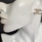 CHANEL Classic Pearl Motif CC Light Gold Metal Stud Earrings 2020 NIB
