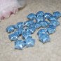 Silver patterned blue stars