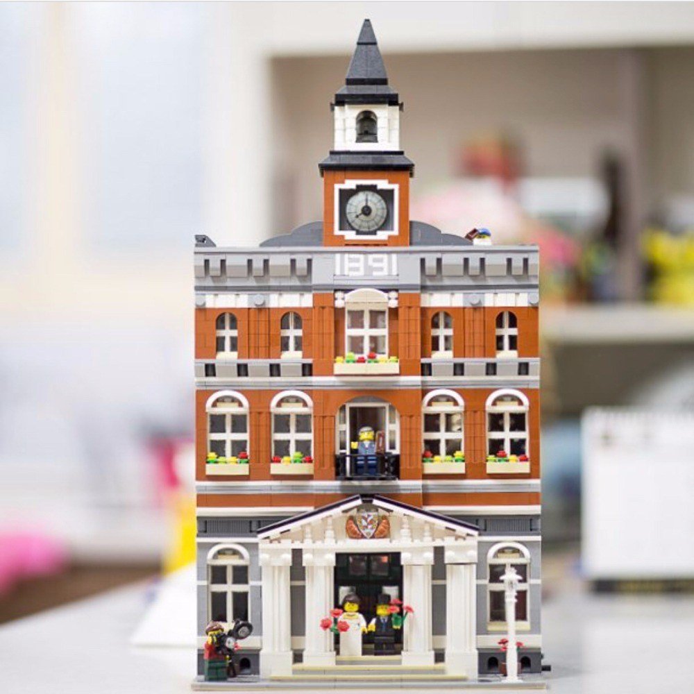 LEPIN Creator The TOWN HALL 15003 Compatible 10224 Europe warehouse ...