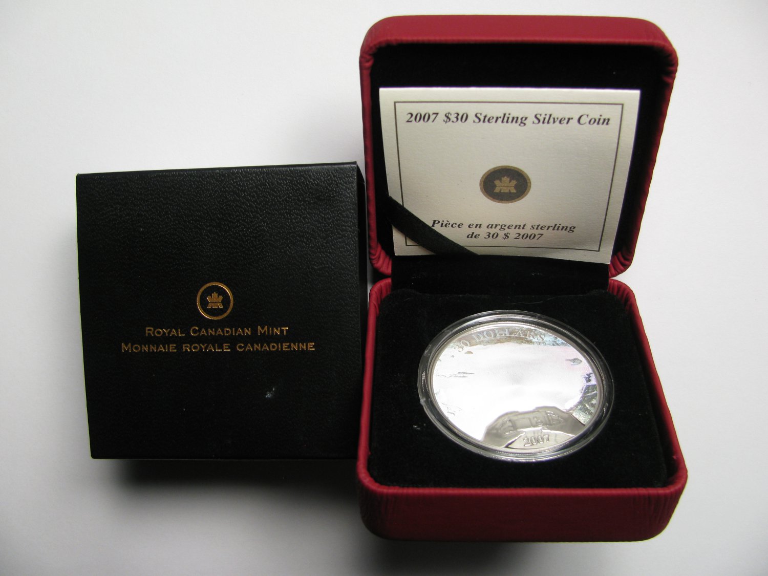 2007 Proof $30 Panoramic Photography Niagara Falls Canada .925 silver thirty