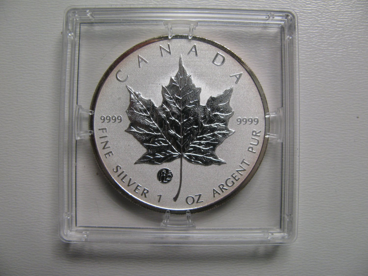 2011 Specimen $5 1oz .9999 Silver Maple Leaf SML Fabulous F15 Privy Mark Canada COIN ONLY