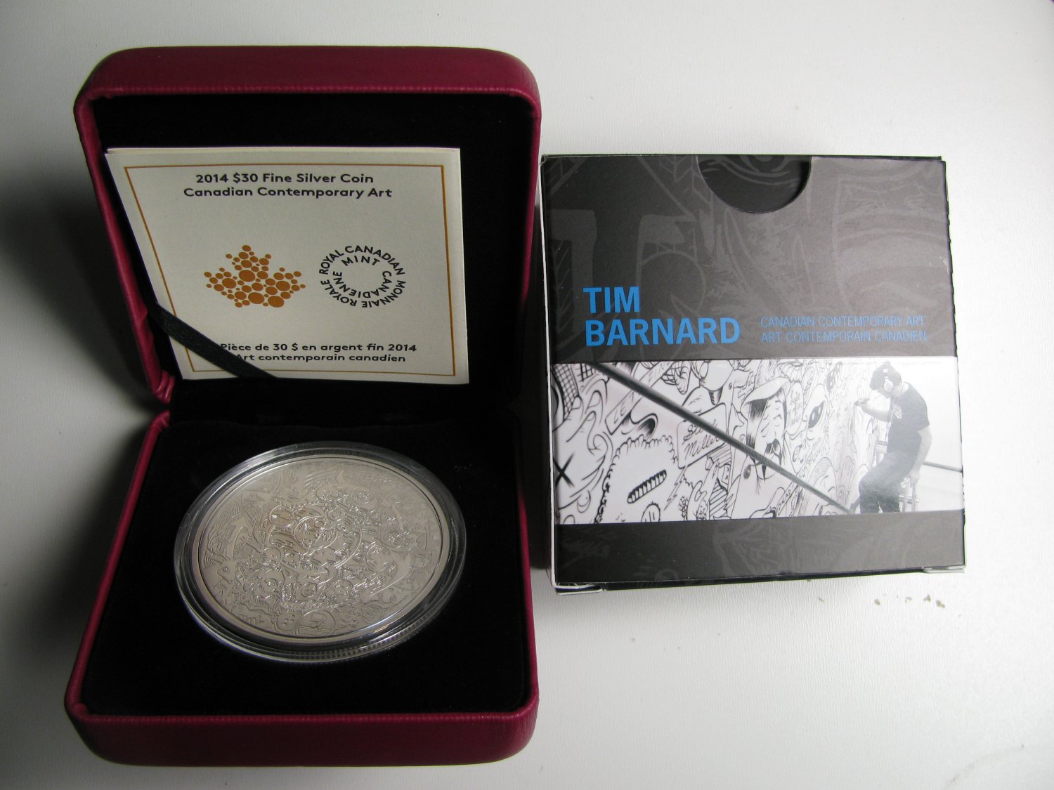2014 Proof $30 Contemporary Art-Canada Through the Eyes of Tim Barnard 2oz .9999 silver