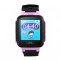 Kids GPS Tracker Watch - GSM Calls, Messages, GPS, LBS, Digital Fence, App Support,(Purple)
