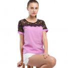 Women Blouses Summer Lace Chiffon Blouse Casual Blusa Feminina Tops Fashion Chemise Femme Shirts