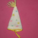 Vintage G 1 My Little Pony MLP Slumber Party : Yellow Trimmed Star Hat Vintage G 1 My Little Pony MLP Slumber Party : Yellow Trimmed Star Hat