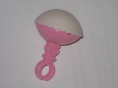 My little pony Vintage G1 Accessories: Large Blossom RATTLE Pink