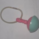 My little pony Vintage G1: Small Sweet Dreams RATTLE Aqua & Pink w/ elastic