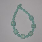 My little pony Vintage G1 Accessories: Baby ID Necklaces Aqua (Shady)