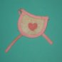 Vintage G 1 My Little Pony MLP - Bib for baby Surprise - Pink