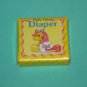 Vintage G 1 My Little Pony MLP -  Diaper box with diaper