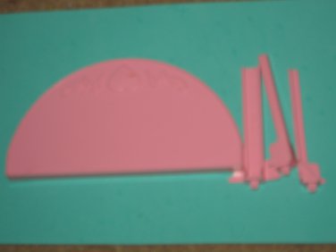 Vintage G 1 My Little Pony MLP - Paradise Estate (PE) - Kitchen Half Moon Table