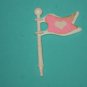 Vintage G 1 My Little Pony MLP - Flag - Pink - Lemon Drop's Show Stable