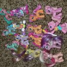 G3  My Little Pony MLP - ponyville lot w / breezies
