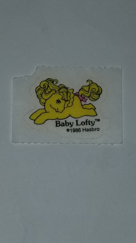 MLP My Little pony Vintage G1 - BBE Baby Pegasus Lofty Sticker