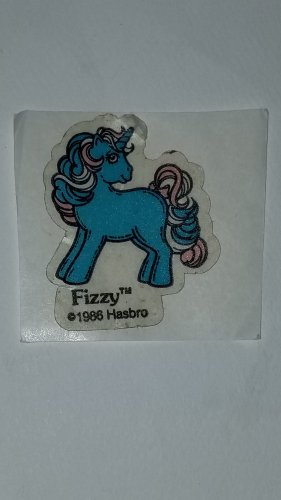 MLP My Little pony Vintage G1 - TE  Fizzy Sticker Twinkle Eye unicorn