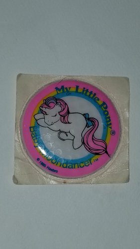MLP My Little pony Vintage G1 - Baby Moondancer Puffy Sticker unicorn